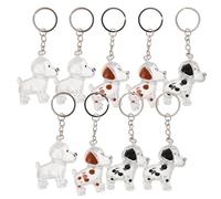WOONEKY Boîte Commémorative pour Poils D’Animaux 9 Pièces Transparentes Porte-Clés Souvenir pour Poils de Chien Capsules Légères de Rangement pour Collection Accessoire Mémoire Compagnon