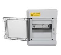 WOONEKY Boîte de Disjoncteur Extérieure Étanche Shpn-6 en ABS Résistant aux UV Protection L'Eau Poussière Fenêtre Transparente pour Surveillance Facile Coffret Électrique pour Usage