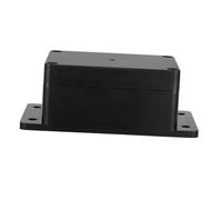 WOONEKY Boîte de Jonction Étanche Plastique Noir Protection Électrique Durable pour Câblage Extérieur Petite Boîte Dérivation Sécurisée pour Signal et Connexions Électriques
