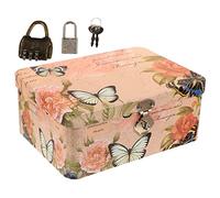 WOONEKY Boîte de Rangement avec Petite Boîte Portable à pour Cosmétiques Bijoux et Petits Objets Organisateur de Bureau et Facile à Nettoyer