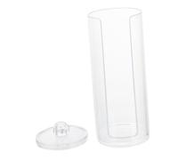 WOONEKY Boîte De Rangement Cylindrique Transparente Pour Et Accessoires De Organisateur Cosmétique Avec Couvercle Pratique Et Décorative Pour Table De Maquillage