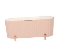 WOONEKY Boîte De Rangement De Beauté À 3 Compartiments Contenant Bien Rangé pour De Maquillage Boîte pour Cotons-tiges