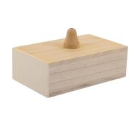 WOONEKY Boîte de Résonance pour Diapasons en Bois, Amplification des Vibrations, Utilisation Facile, pour la Détente Sonore à Domicile et en Voyage