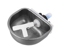 WOONEKY Bol Eau Automatique Acier Inoxydable pour Abreuvoir Pratique pour Petits Animaux pour Cages et Niches Conception Ergonomique et Capacité Adaptée pour Hydratation Optimale