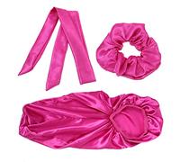 WOONEKY Bonnet De Nuit Confortable De Bonnet De Soin Capillaire Pour Femme De Nuit Pour Dormir Chez Soi