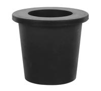 WOONEKY Bouchon Silicone Noir pour Trou de Parasol de Table Extérieur | Installation Rapide, Protège le Plateau et Remplace un Modèle Usé, pour Piscine, Café, Terrasse