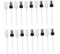 WOONEKY Bouchons De Pulvérisation à Brume Fine 20 Pièces 18 Mm Noir Et Blanc Remplacement De Buse Vaporisateur Usage Cosmétique Soins Peau Et Nettoyage