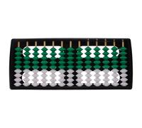 WOONEKY Boulier Traditionnel Chinois Abacus Vintage pour Étudiants Outil Éducatif Pratique pour Calcul Arithmétique et Apprentissage des Mathématiques