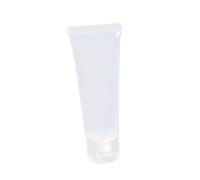 WOONEKY Bouteille de Voyage Transparente Réutilisable Flacon Plastique Souple Anti-fuite avec Bouchon à Vis pour Lotion Gel Shampooing Contenant Cosmétique Compressible pour Trousse