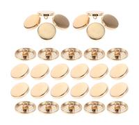 WOONEKY Boutons et Stylés en Alliage de Zinc 30 Métalliques Dorés Décoratifs Pack de 30 Pièces pour Couture pour Projets de Couture et DIY