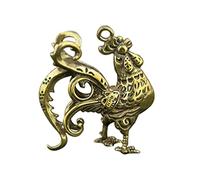 WOONEKY Breloque Pendentif Coq Laiton Chic DIY Ornement Décoratif Antique pour Porte-clés et Sac Artisanat et Détaillé