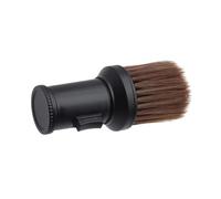 WOONEKY Brosse à Poils Souples pour Salon Coiffure Brosse Dépoussiérante pour Cou et Barbe Nettoyage Cheveux et Résidus Outil pour Coiffeurs et Barbiers Noir