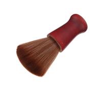 WOONEKY Brosse de Coiffeur Bois Naturel Douce pour Nettoyage Cheveux Cassés Brosse Balayage Confortable pour Contour Nuque et Oreilles Outil Professionnel pour Salon et Barbier