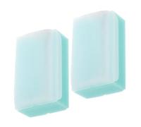 WOONEKY Brosse Sensorielle pour Bébé 2 Pièces Éponge Douce et Flexible Massages Confortables pour Nourrissons Accessoire de Bain Bain