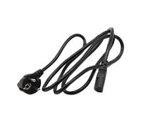 WOONEKY Câble d'alimentation 1 Mètre 3x0,75 Mm² en Cuivre Pur, Cordon Électrique 3 Broches Compatible Cuiseur à Riz, Ordinateur et Moniteur, Câble D’Alimentation Électrique Sécurisé