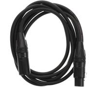 WOONEKY Câble Micro Xlr Cuivre Argenté 2m, Noir, pour Studio et Ktv | Connexion Fiable, Connecteurs Solide, pour Podcasters et Ingénieurs Audio, Système Pa et Amplificateur