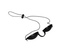 WOONEKY Cache-œil de Sécurité Noir en Tpu Confortable Protection UV pour LED et Blanchiment des Dents, Design Ergonomique Adapté à Toutes Formes de Visage