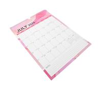 WOONEKY Calendrier mural anglais calendrier mural planificateur laminé Bague en papier et en