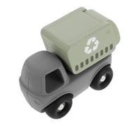 WOONEKY Camion Poubelle à Friction pour Tout-Petits Véhicule Plastique Inertiel Modèle Camion Ingénierie pour Garçons Apprentissage Moteur et Jeu Interactif