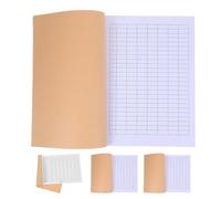 WOONEKY Carnet de Gestion Financière Lot de 4 Registre Comptable Quadrillé Vierge, Grand Livre des Comptes pour Suivi des Stocks, Dépenses et Budget Format Vertical et Double