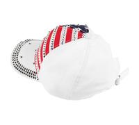 WOONEKY Casquette de Baseball Accessoire Polyvalent et Solide Étoile à Cinq Branches en Coton Ornée de Strass Vacances, pour Sorties Décontractées