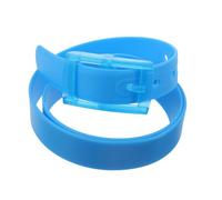 WOONEKY Ceinture Silicone Étanche Unisexe avec Boucle Plastique Réglable Ceinture Caoutchouc pour Golf Sport et Usage