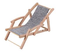 WOONEKY Chaise Longue Miniature Décoration de Maison de Accessoire