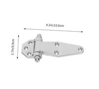 WOONEKY Charnière Invisible en Alliage de Zinc Massif Ouverture 270° pour Réfrigérateur Four et Housse de Voiture Accessoires de Quincaillerie Résistants à la Corrosion L’Usure