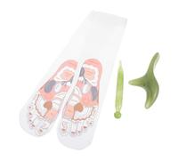 WOONEKY Chaussettes De Réflexologie Avec Outils Ensemble De Chaussettes De Massage Acupressure En Coloré Comprenant Un Et Un De Pression Pour Le Bien Être Des