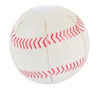 WOONEKY Chien Balle Élastique Résistante à Morsure Balle Interactive Pressable Forme de Soucoupe pour Chiens Décompression et Mastication