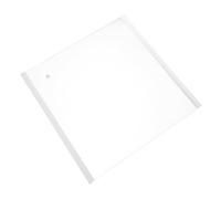 WOONEKY Clayette Frigo en Verre Trempé, Vitre de Remplacement pour Étagère de Réfrigérateur, Robuste et Antirouille, Cuisine et Maison