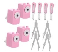 WOONEKY Compas Cutter Crayon Alliage Accessoires École Simulés pour Décor et Jeux Éducatifs