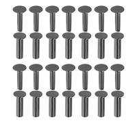 WOONEKY Compatible DIY 50 Paires Rivets en Acier Inoxydable Fixation Solide 6mm X 1,9cm Structure de Verrouillage Sécurisée pour Manches de Couteaux de Chef pour Projets D'ustensiles