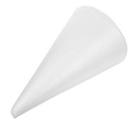 WOONEKY Cônes Polystyrène Blancs pour Bricolage Petits Cônes Solides Mousse pour Activités Manuelles Garçon Fille Base Créative pour Décorations de Noël et Projets Artistiques
