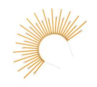 WOONEKY Couronne Halo Serre-tête Bandeau Étoile Déesse Pour Filles Fête Cosplay