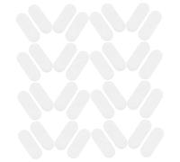 WOONEKY Coussinets En Feutrine Goutte D'eau Pour Pinces à Cheveux Diy 100 Pièces 5 Cm Blanc Kit De Fabrication Loisirs Créatifs Accessoires Universels Pour Barrettes