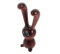 WOONEKY de Massage Gua Sha Bois Naturel Forme de Lapin Masseur Visage et Cou Ergonomique pour Lifting Mandibulaire Outil Multifonction pour Relaxation et Soins Cutanés