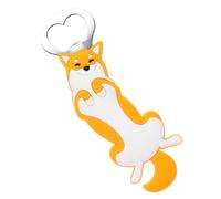 WOONEKY Décapsuleur Magnétique Multifonction Forme de Chien Shiba Inu Ouvre-bouteille Léger et Pratique pour Bar Cuisine Fête Accessoire Original Aimanté pour Réfrigérateur