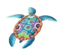 WOONEKY Décoration Murale Élégante En Forme De Tortue En Fer Pour Lextérieur