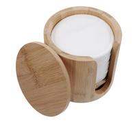 WOONEKY Démaquillants Réutilisables en et Coton 10 Pièces Doux pour Visage Voyage Pot de Rangement