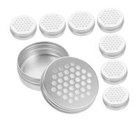 WOONEKY Diffuseur Dintérieur en Aluminium 10 Pièces Boîtes De Rangement Vides Design Décoratif pour La Formation Aux Parfums
