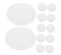 WOONEKY Disques de Coton Démaquillants Ronds 60 Pièces 7 Cm Pur Coton Absorbant Jetables pour Visage Peau Sensible Usage Quotidien Beauté