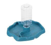 WOONEKY Distributeur Eau Automatique Compact pour Reptiles et Tortues Bol Eau Facile à Nettoyer avec Remplissage Automatique pour Terrariums de Lézards Geckos et Tortues Terrestres Bleu