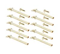 WOONEKY Ensemble De 10 Kit de Réparation Rivets et Écrous pour de Ventilateur Pliant Accessoires de Remplacement pour Éventail Doré pour Réparation Professionnelle