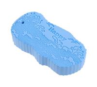 WOONEKY Éponge de Bain Garçon Fille Forme de Vague Douce et Ludique Accessoire de Bain pour Éponge Riche Texture Design Engageant pour et