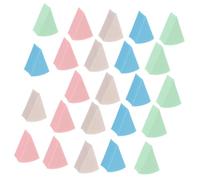 WOONEKY Éponge De Maquillage Triangulaire En Latex Lot De 3 Sets De Pièces Douce Et Réutilisable Pour Fond De Teint Maquillage Quotidien Coin Yeux Nez