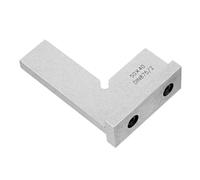 WOONEKY Équerre à Angle Droit avec Siège Règle Métallique de Menuiserie Rapporteur Multifonction pour Traçage et Dessin de Précision