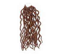 WOONEKY Faux Dreadlocs Synthétiques Perruque De Dreadlocks Africains Cheveux Ondulés Et Pour Parties Et Vie Couleur
