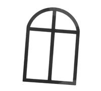 WOONEKY Fenêtres et Portes Miniatures pour Maison de Poupées Miroir Arqué et Faux Fenêtres pour Décor DIY et Modélisation Matériaux Résistants et Transparent Facile pour Créations