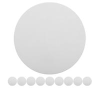 WOONEKY Feuilles de Papier Isolant en Fibre Céramique Ignifuge 10 Pcs 120 MM Diamètre 1 MM Épaisseur pour Isolation Thermique Micro-Ondes et Projets DIY Poterie